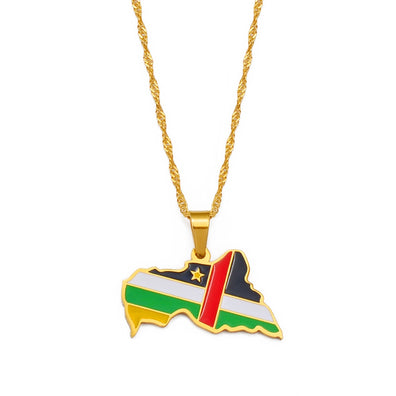 Collana bandiera Repubblica Centrafricana